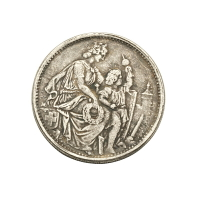 1865瑞士沙夫豪森狩獵節5法郎硬幣復古紀念章仿古幣銀幣工藝品