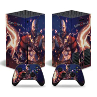 God Of War For Xbox Series X Skin Sticker For Xbox Series X Pvc Skins For Xbox Series X Vinyl Sticker Protective Skins 2