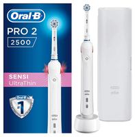 -=德國歐樂B=- Oral-B 德國製 充電式 Pro2 2500 3D電動牙刷 白色 特別版 Pro2 2000