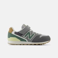 【NEW BALANCE】NB 運動鞋 童鞋 中大童 兒童 魔鬼氈 灰綠 YV996RB3