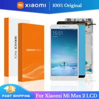 6.44" Original Mi Max 2 LCD For Xiaomi Mi Max 2 Display With Frame Touch Screen Digitizer Assembly Replacement Repair Parts Best