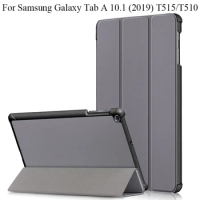 For Samsung Galaxy Tab A 10.1 2019 Case Tri-Fold Flip Stand Magnetic Cover TabA 10.1" T510 T515 Tablet Protective Shell SM-T510N