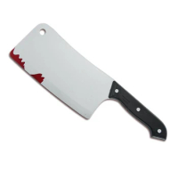 Bloody Cleaver, Knifes Realistic Kitchen Cleaver Prop for Prank Toys Stage Props