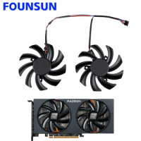 New 85MM HA9010H12F-Z Cooling Fan For Powercolor RX 6700 6650 6600 XT RX 5700 5600 XT V2 Fighter Graphics Cards cooler Fan