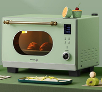 電烤箱 西班牙智慧蒸烤箱一體機家用烘焙多功能小型復古蒸烤爐 雙十一購物節