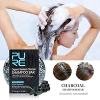 Bamboo Charcoal Clean Detox Shampoo Soap Bar Repair 60g Nourishing Dye Scalp White Hair Color Gray Treatment Treatment Hair Q5d6