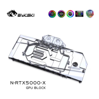 Bykski N-RTX5000-X,GPU Water Cooling Block for Leadtek RTX5000/8000 Video Card Radiator,VGA Cooler