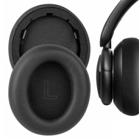1Par Protein Leather Replacement Earpads Ear Pads Cushion Repair Parts for Anker Soundcore Life Q30 Q35 Headphones Headsets