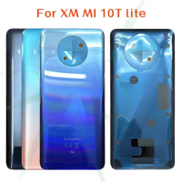 New For Xm MI 10T Lite 5G Battery Cover For mi 10t lite back glass replacement Replacement Parts