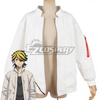 Tokyo Revengers Valhalla Keisuke Baji Kazutora Hanemiya Coat Daily White Coat Uniform Baseball Coat Adult Cosplay Costume E001