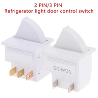 2-pin/3-pin plug Refrigerator Door Light Switch Parts Control Lighting Compatible With Rongsheng Hisense Haier Refrigerator