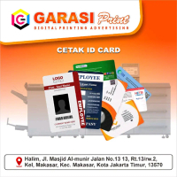 cetak ID/name tag custom (kartu pelajar, panitia, karyawan DLL