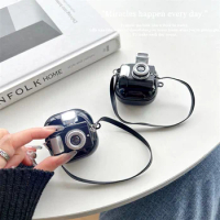 3D Cartoon Simulation Retro Camera Glow Earphone Cover for Samsung Galaxy Buds Pro Headphone Case for Galaxy Buds Live Buds 2pro