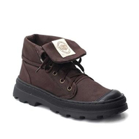 Sepatu Formal Boots Pantofel Hitam Kanvas Pria 42 COKLAT