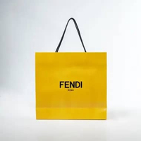 Tas PAPER BAG FENDI YELLOW 100% ORIGINAL Size L
