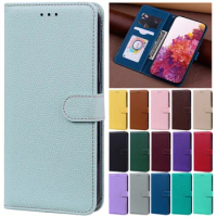 Solid Color PU Leather Flip Phone Case For OPPO Reno 7 5G 5 6 7 Pro 6Pro Plus Case OPPO Find X5 Lite X 5 Pro Wallet Card Cover