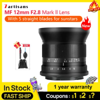 7artisans 12mm F2.8 Mark II 7 artisans APS-C Super Ultra Wide Angle Lens For Sony E Fuji XF Canon EOS-M Canon RF Nikon Z M4/3