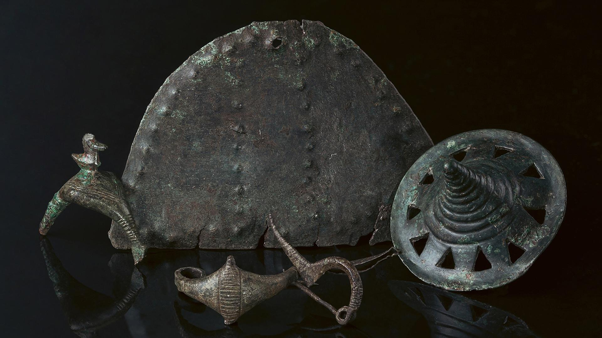 ローマの二十面体」レプリカモデル 黄銅鋳造 古代文明のオーパーツ