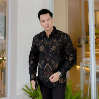 kemeja Batik pria lengan panjang terbaru MOTIF SULTAN size M L XL XXL/ Kemeja batik pria lengan panj