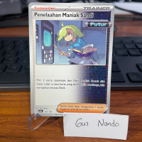 Penelaahan Maniak Sandi 165/187 sv8a Kartu Supporter Pokemon TCG Trading Card Game Indonesia Origina