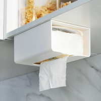衛生間紙巾盒壁掛式免打孔廚房用紙收納盒廁所抽紙盒衛生紙置物架