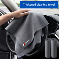 Car Cleaning Cloth Wash Drying Towel For Toyota GR Sport Chr 2023 Yaris Hilux 86 Gazoo Auto Interior Accessories