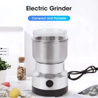Electric Grinder Kitchen Cereal Nuts Beans Spices Grains Grinder Machine Four Edged Blade Multifunctional Home Coffee Grinder