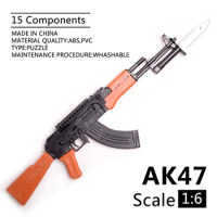 1:6 1/6 Action Figures AK47 Mg42 PKP Model Guns Toy Rifle Gun T800 Heavy Machine Guns + Bullet Belt Kids 12 inch Toys DIY Gift