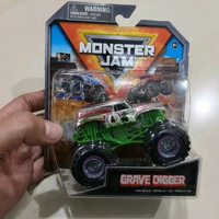 SPIN MASTER MONSTER JAM GRAVE DIGGER SILVER