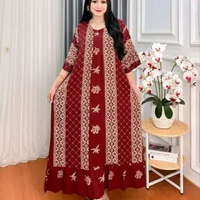 sekdres jumbo LD 130 bahan adem tebal dan elegan jodha marun