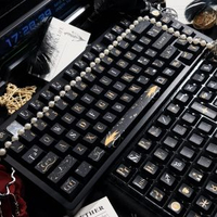 全城熱賣 - 啟點外設十二星座全五面熱昇華PBT材質原廠高度機械軸磁軸鍵帽彩盒大全套