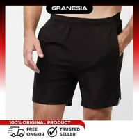 Celana Pendek Olahraga Pria Anko Active Mens Dual Layer Shorts|Celana Olahraga Lari Cowo Running Sho