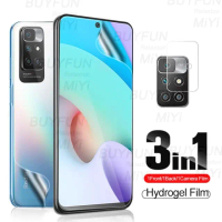 HYDROGEL FRONT & BACK & CAMERA GLASS 3IN1 for XIAOMI REDMI 10