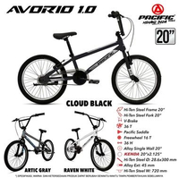 Sepeda BMX Anaka Laki Pacific Avorio 1.0 Hi-Ten Steel Frame 20x2.125 Usia (7-12 Tahun)