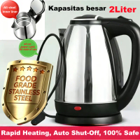 Teko Listrik 2 liter / Electric heat Kettle 2L - Pemanas AirNEW Electric Kettle 1500W 220-240V Stain