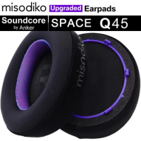 misodiko Upgraded Earpads Replacement for Soundcore by Anker Space Q45 Headphones