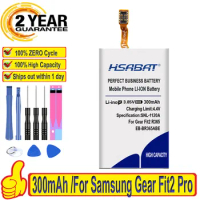 100% HSABAT 300mAh EB-BR365ABE Battery For Samsung Gear Fit2 Pro Fitness SM-R365 R365 Gear Fit 2 Pro