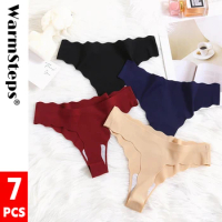 WarmSteps 7Pcs/Kit New Underwear for Woman Seamless Panties Sexy G Strings Thongs Female Sports Underwear T-Back Tangas Freeship