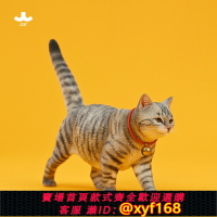 {台灣公司貨 可打統編}JXK田園貓 橘貓貍花三花仿真貓咪周邊模型手辦玩偶公仔小擺件禮物