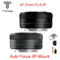 TTartisan 27mm F2.8 APS-C AF Auto Focus STM Camera Lens For Fujifilm XF Mount X-A X-T X-E X-Pro Series X-T4 X-T10 X-T30 Cameras