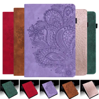 Case For Coque Lenovo Tab M9 Cover TB310FU TB310XU Embossing PU Leather Stand Flip Cover Tablet Funda For Lenovo M9 Case 9 inch