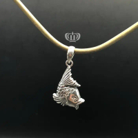 Dewi Souvenir Silver | Liontin Ikan Mas Koi Pisces Perak Bali 925 Fish Silver Pendant