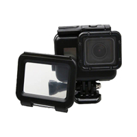 【GOPRO 副廠】HERO5 HERO6 HERO7 BLACK 黑金剛防水殼 + 觸控後蓋 不用拆鏡頭