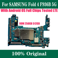Original Unlock For Samsung Galaxy Galaxy Fold 4 F936B 5G Version ROM 256GB 512GB Motherboard Logic Board