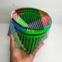 besek anyaman plastik muat 1 kg beras kuat dan tahan lama - saringan cuci beras kuat dari bahan plas