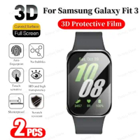 2Pcs 3D Screen Protector For Samsung Galaxy Fit 3 Protective Film 3D Curved Film For For Samsung Galaxy Fit3 Accessories