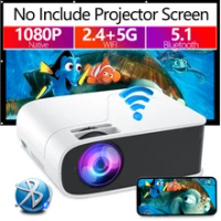 WZATCO C3 LED Projector Android 9.0 WIFI Full HD 1080P 300inch Big