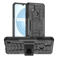 Sarung untuk Realme C21 - C21y - C25y, Sarung Perisai, XPHASE Tegar, Perlindungan Kalis Kejutan