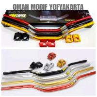 Stang setang fatbar PROTAPER CONTOUR 4 mm plus raiser peninggi stang u