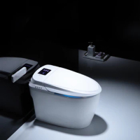 Smart Toilet Seat Electronic Bidet Clean Dry Seat Heating WC Intelligent Toilet Seat Led Light WC Ceramic Sanitary Wares Toilet